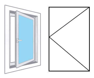 схема пластикового окна